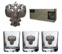Подарочный набор стаканов для виски «ПРОКУРАТУРА»