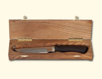 Нож подарочный в шкатулке из ясеня