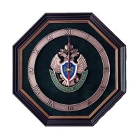 Настенные часы "Эмблема Пограничной службы России"